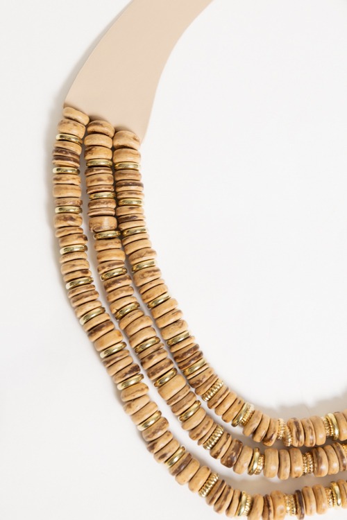 3 Row Wood Bead Necklace - 4K7A9194.jpg