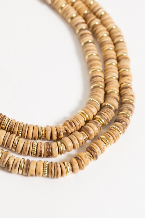3 Row Wood Bead Necklace - 4K7A9195.jpg