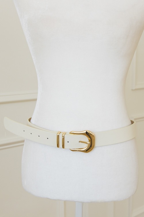 One Of The Classics Belt, Ivory