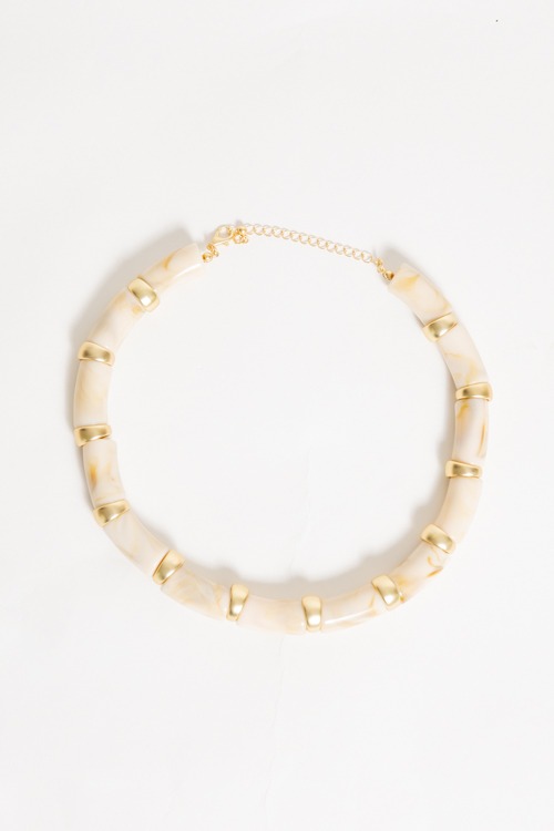 Marble Tube Necklace, Ivory - 4K7A9202.jpg