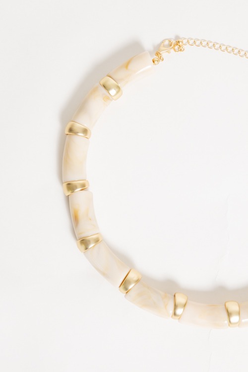 Marble Tube Necklace, Ivory - 4K7A9203.jpg