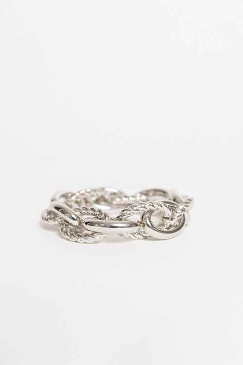 Linked Chain Bracelet, Silver - 4K7A9231.jpg