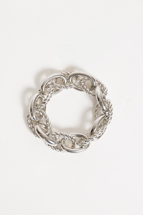 Linked Chain Bracelet, Silver - 4K7A9233-Edit.jpg