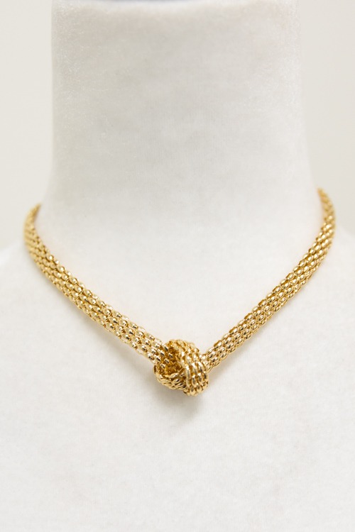 Knotted Chain Necklace