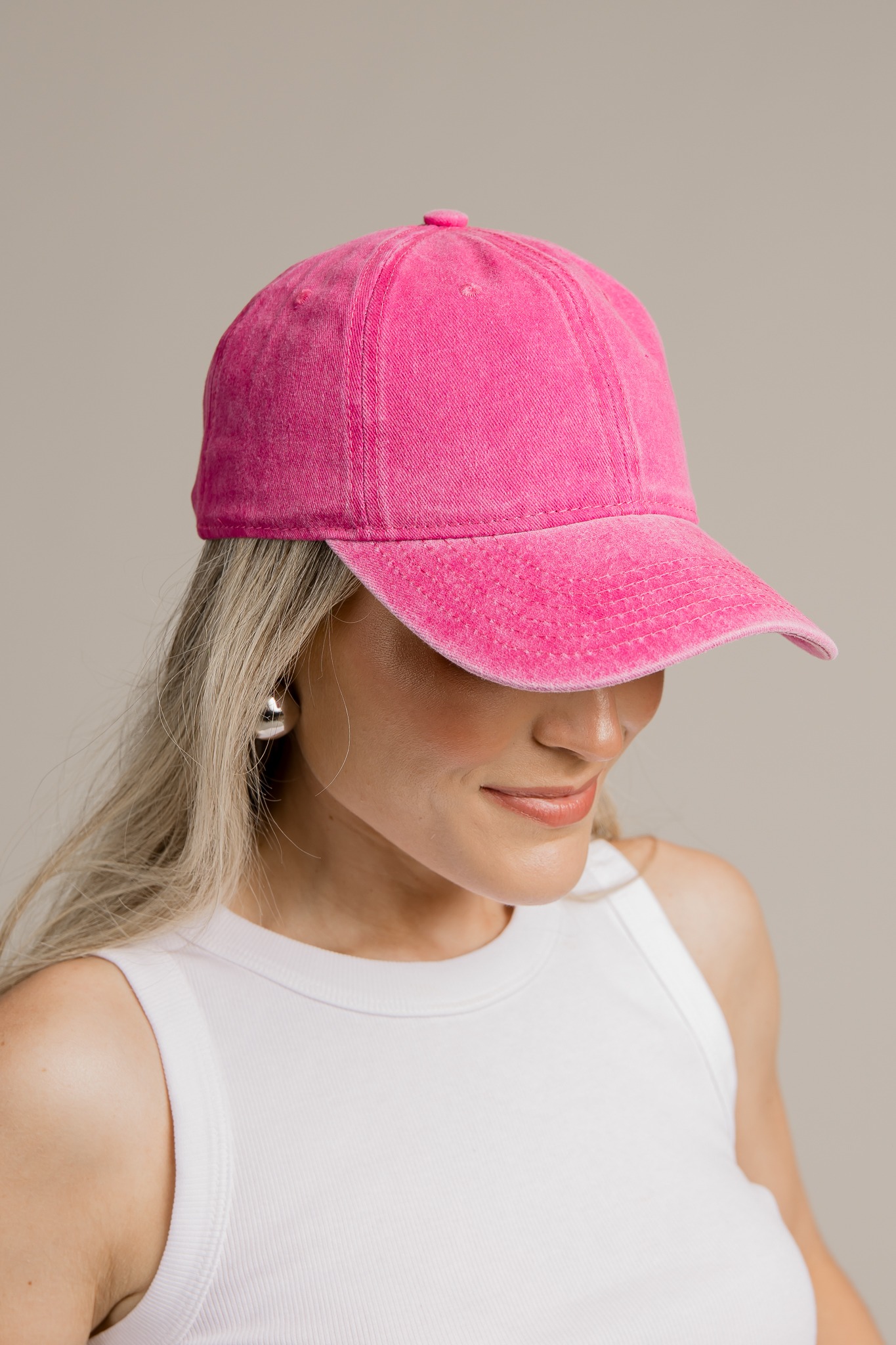 Washed Denim Hat, Fuchsia - 4K7A9269.jpg