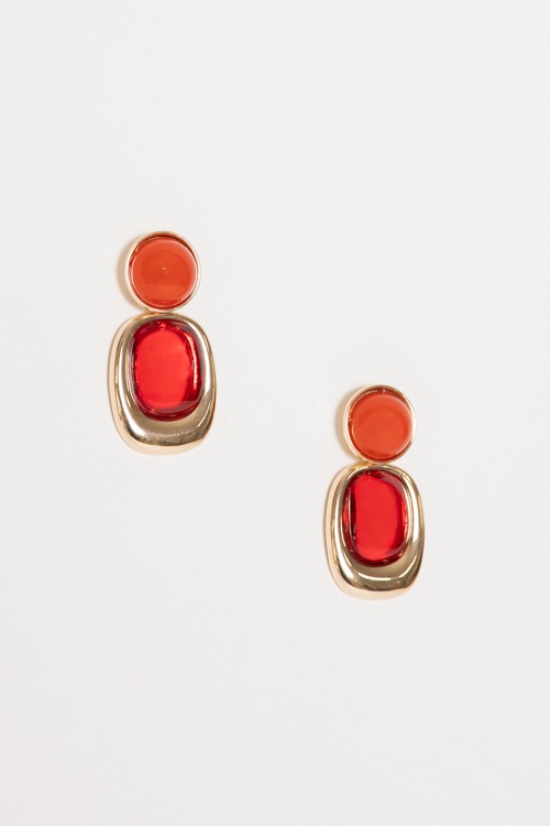 Gem Drop Earrings, Red - 4K7A9286.jpg