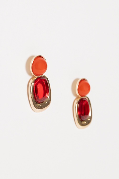 Gem Drop Earrings, Red - 4K7A9288.jpg