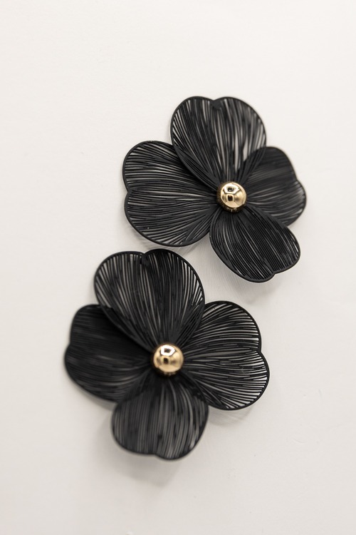 Black Filigree Flower Earring - 4K7A9308.jpg
