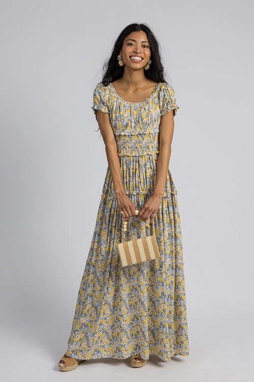 Willow Floral Maxi, Blue Combo