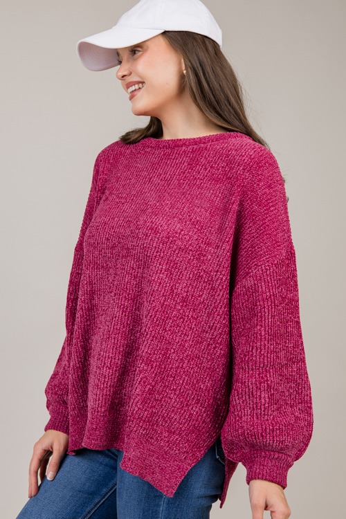 Macy Chenille Pullover, Magenta - 4K7A9338.jpg