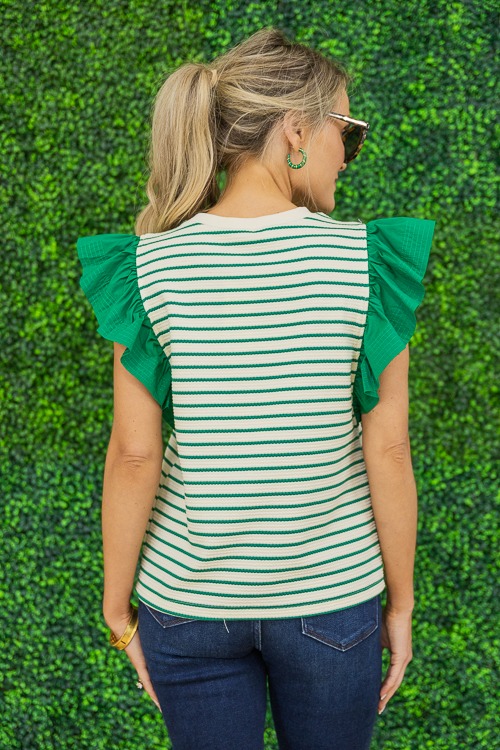 Mix Media Stripe Top, Green - 4K7A9411.jpg