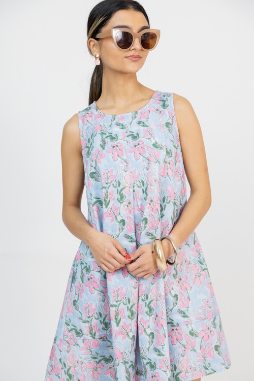 Pleated Floral Shift, Lt. Blue - 4K7A9416.jpg