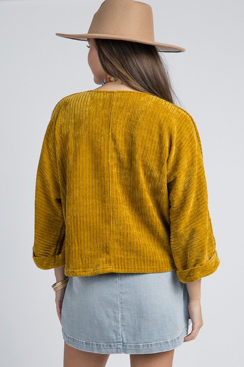 Textured Stretch Top, Mustard - 4K7A9417.jpg