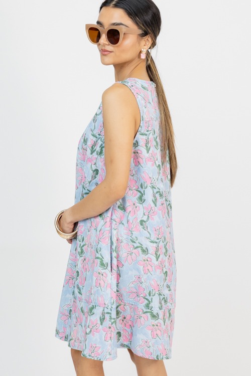 Pleated Floral Shift, Lt. Blue - 4K7A9418.jpg