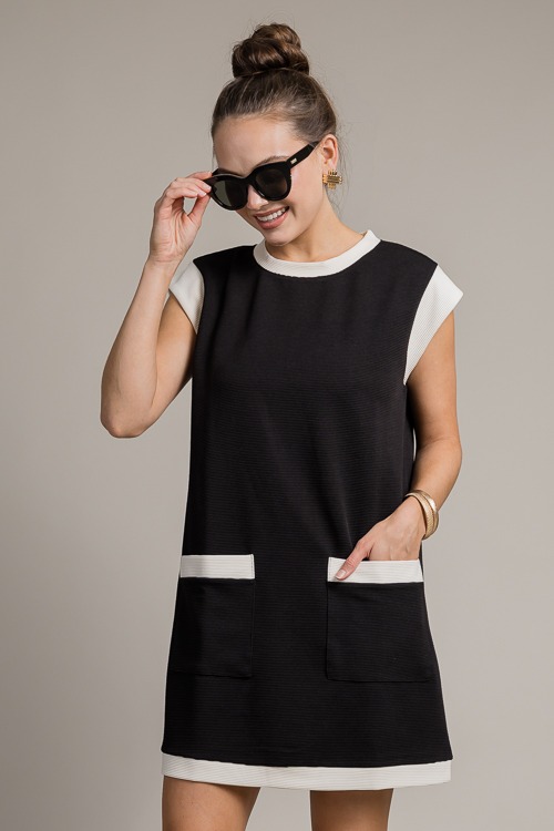 Two-Tone Rib Dress, Black - 4K7A9440h.jpg