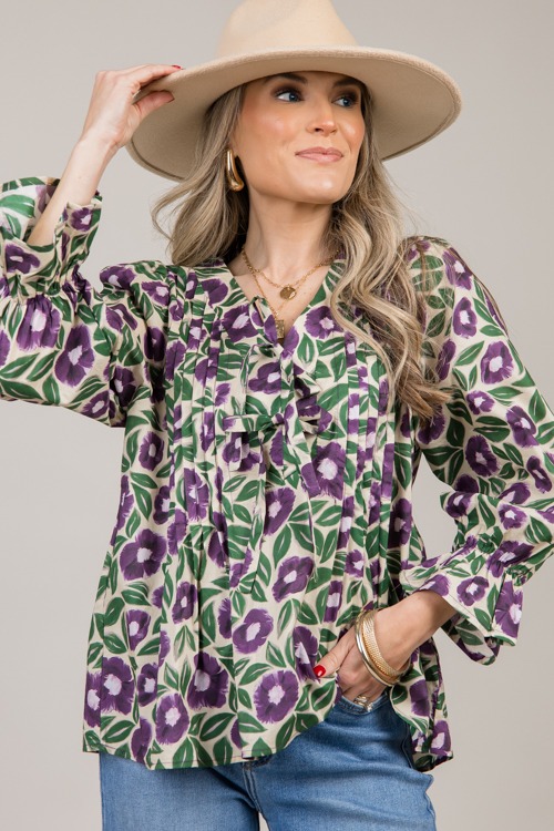 Tilly Floral Top, Purple - 4K7A9454.jpg