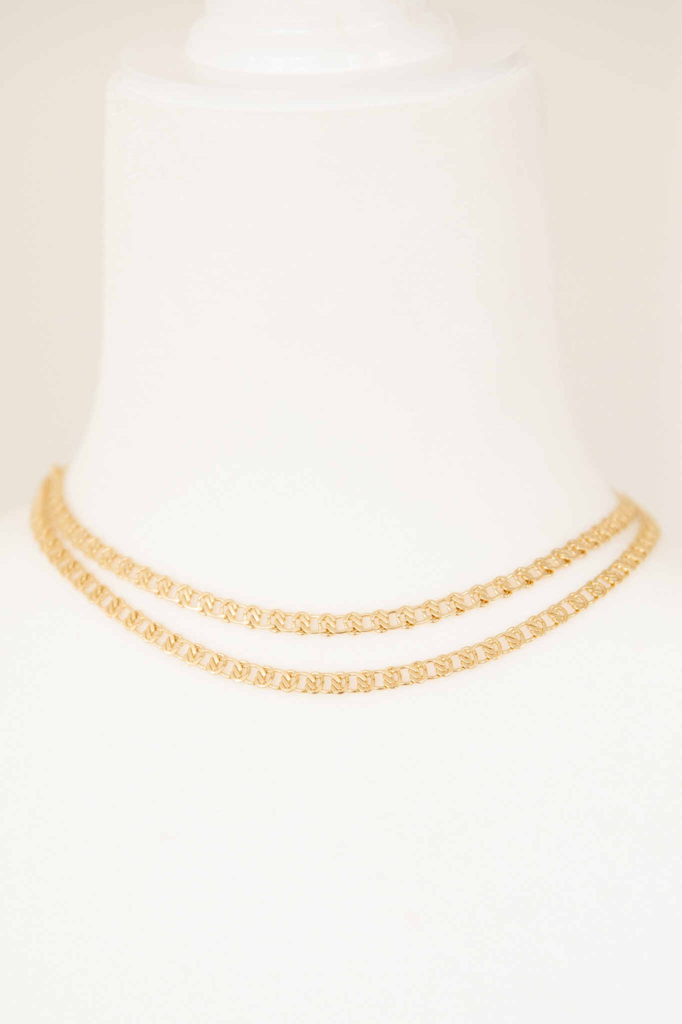 Laurel Layered Necklace, Gold