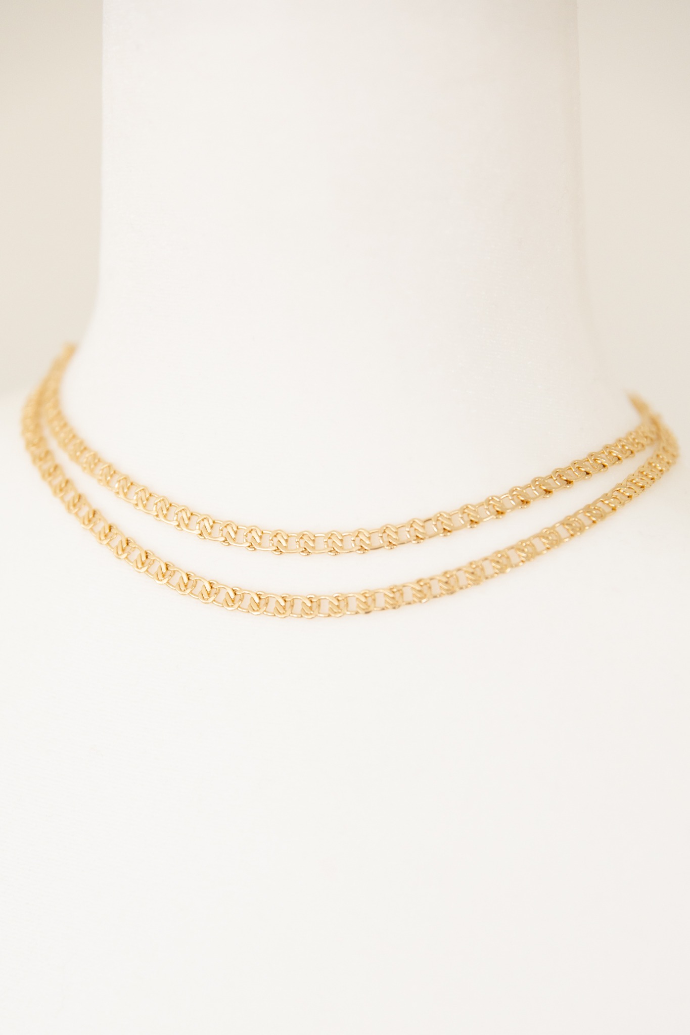 Laurel Layered Necklace, Gold - 4K7A9465.jpg