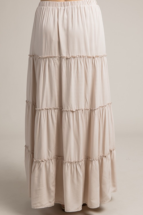 Ruffle Tier Maxi Skirt, Stone - 4K7A9500.jpg