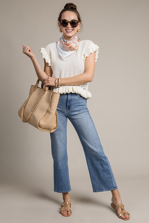 Ruffle Trimmed Sweater Top, Off White - 4K7A9577h.jpg