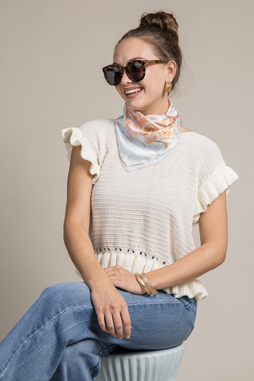 Ruffle Trimmed Sweater Top, Off White - 4K7A9595.jpg