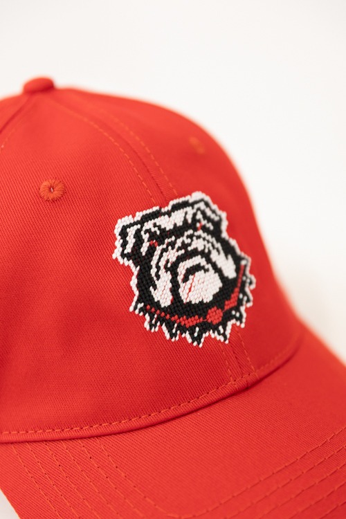 Needlepoint Bulldog Hat, Red - 4K7A9596.jpg