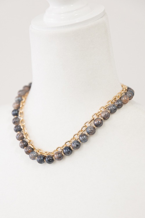 Lulu Layered Necklace, Grey - 4K7A9671.jpg
