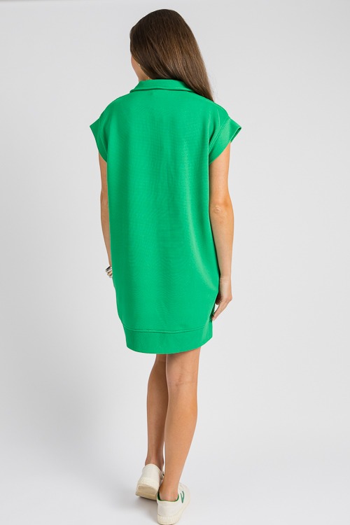 Side Zip Rib Dress, Green - 4K7A9698.jpg