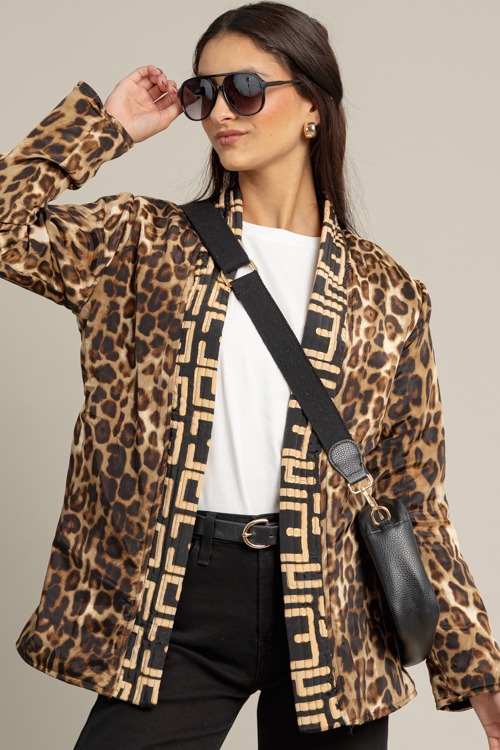 Quilted Foil Print Jacket, Black - 4K7A9701.jpg