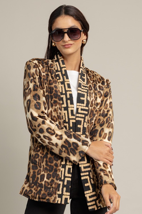Quilted Foil Print Jacket, Black - 4K7A9707.jpg