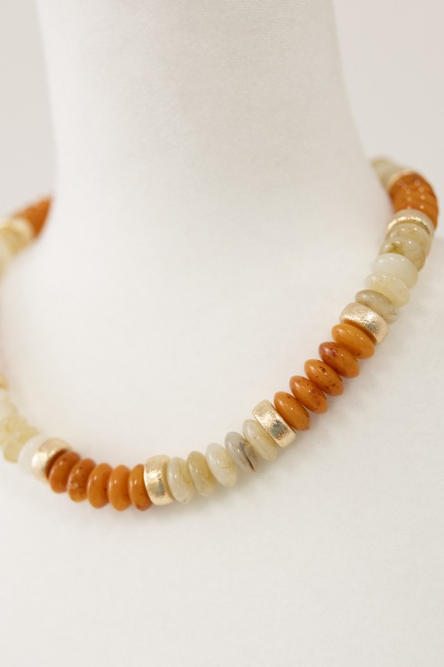 Stone & Textured Necklace, Ivory - 4K7A9709.jpg