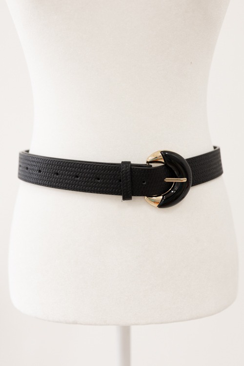 Basket Crescent Buckle Belt, Black - 4K7A9711.jpg