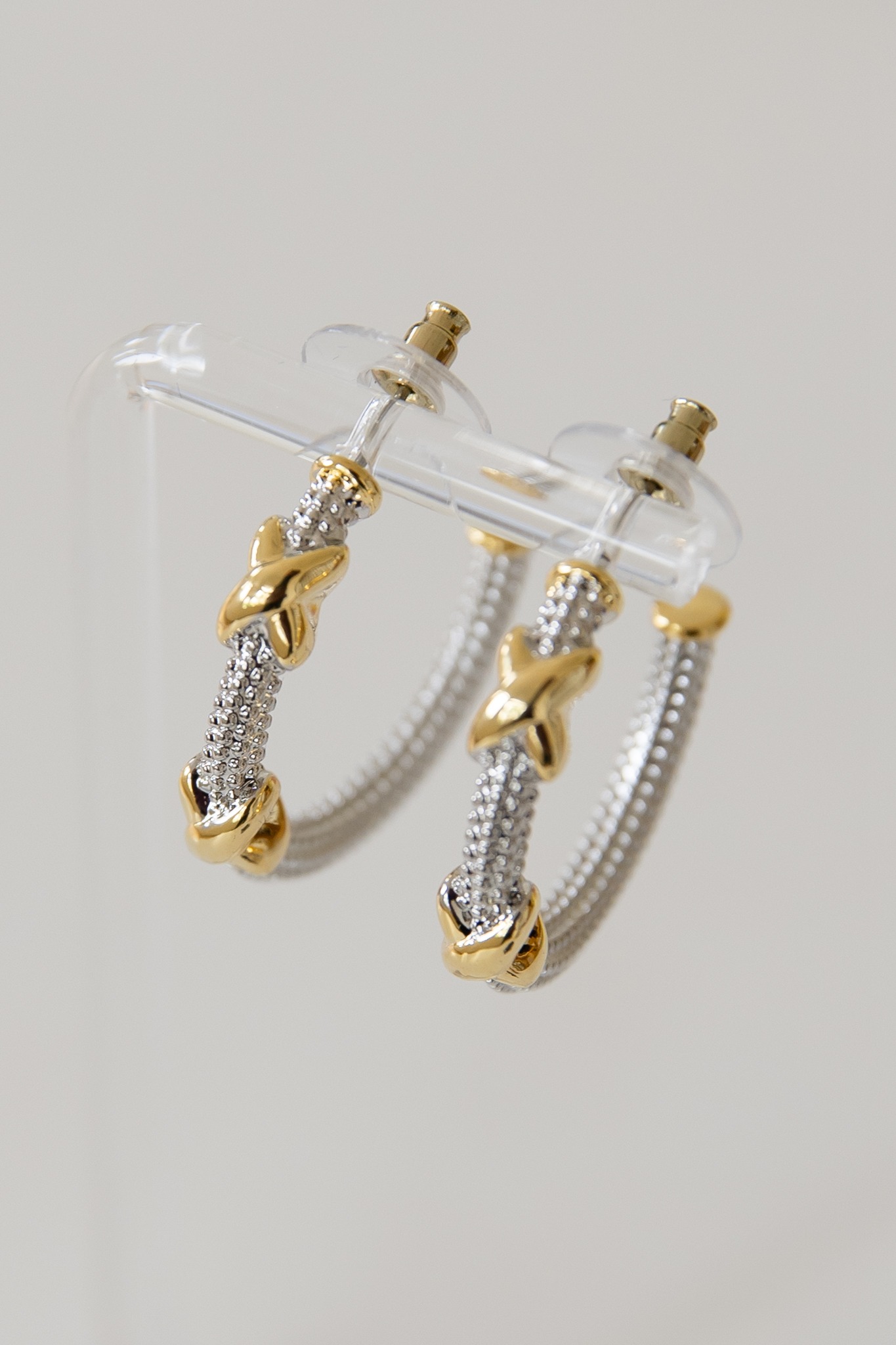 Minnie Earring, Two Tone