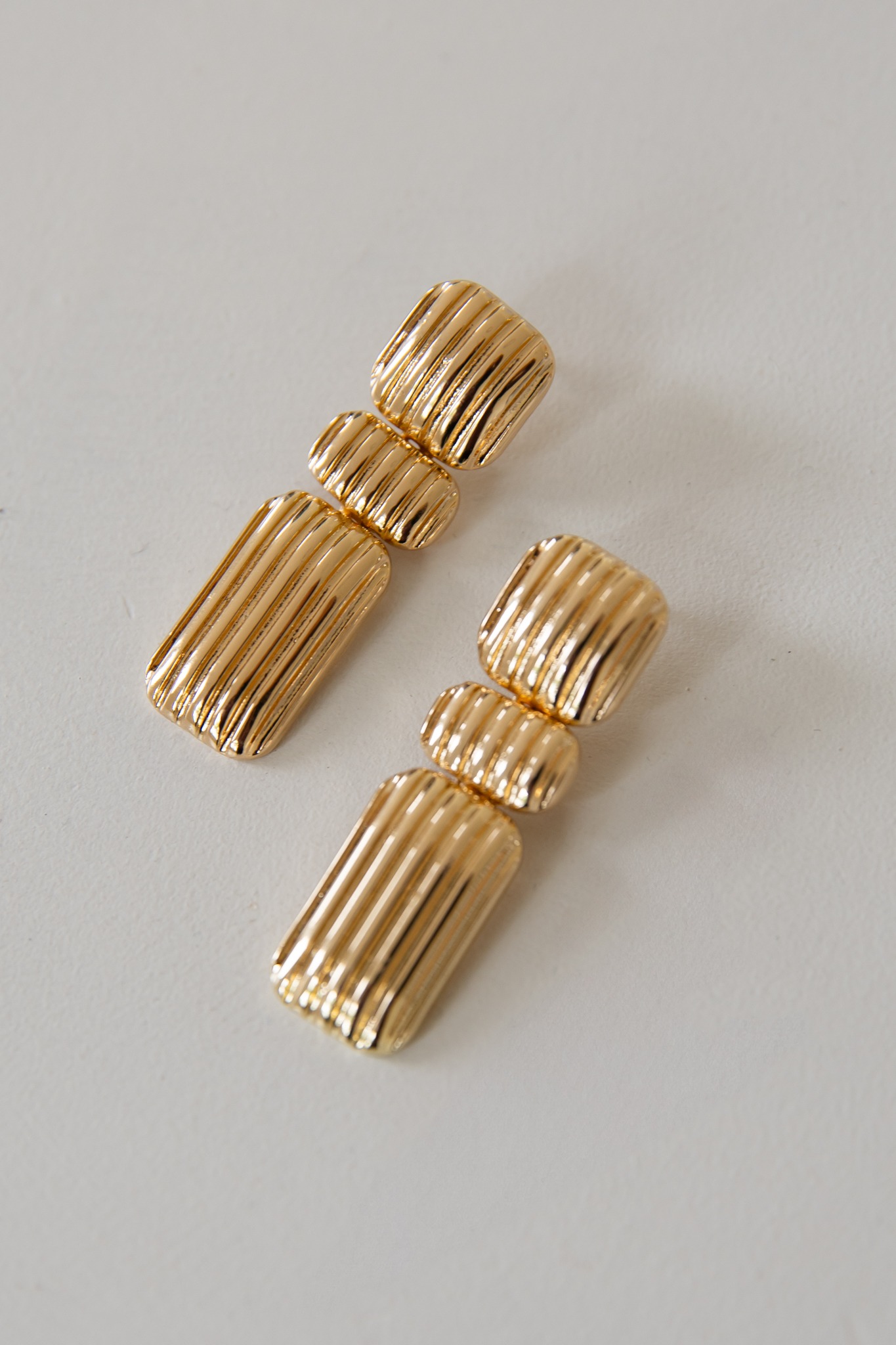 Rectangle 3 Drop Earring, Gold - 4K7A9728.jpg