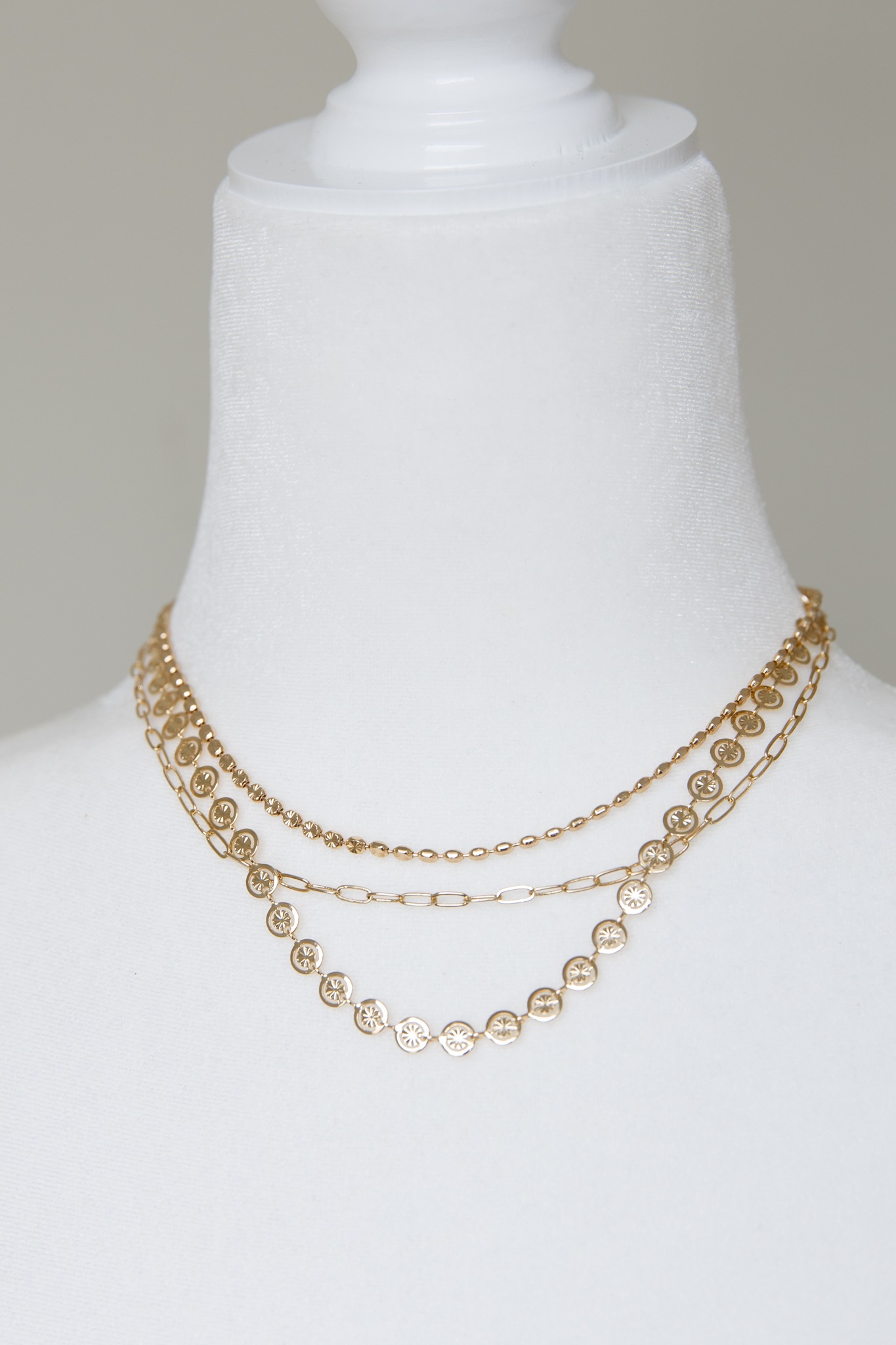 Gold Multi Chain Necklace