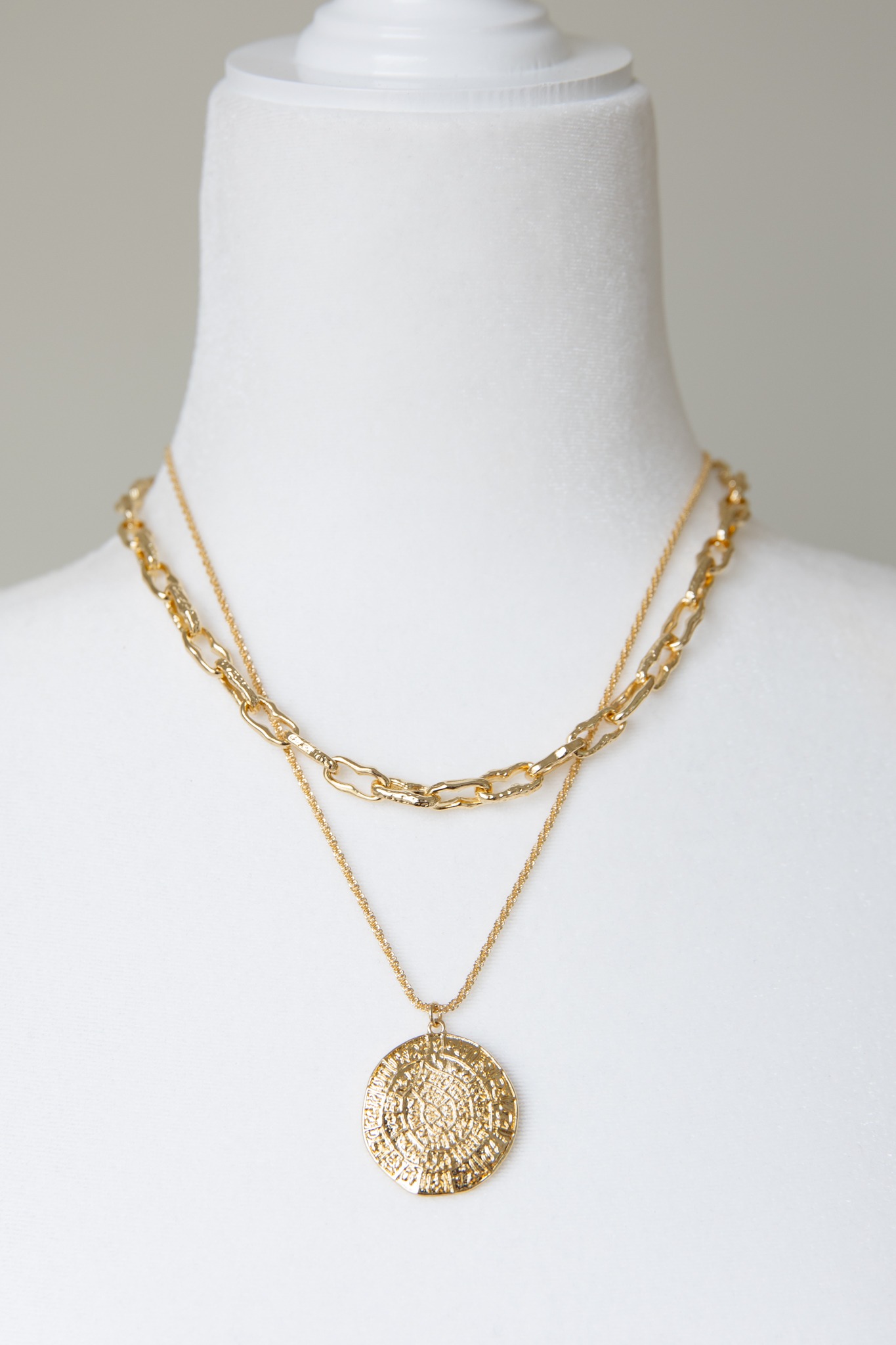 Emilia Layered Necklace, Gold