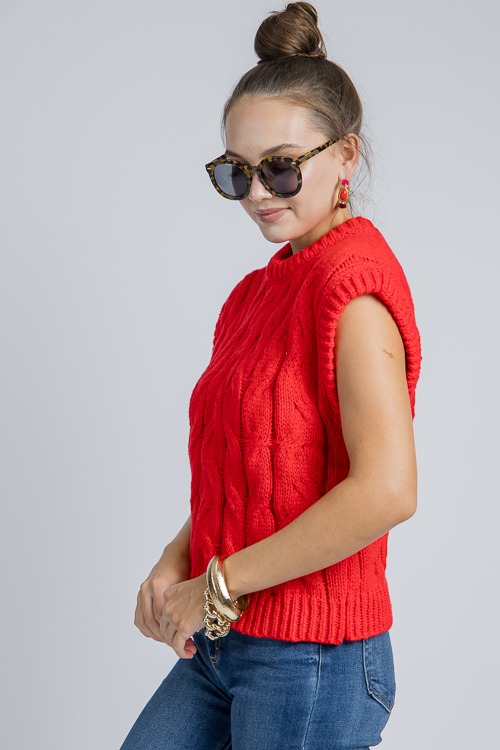 Tori Cable Sweater, Red - 4K7A9817.jpg