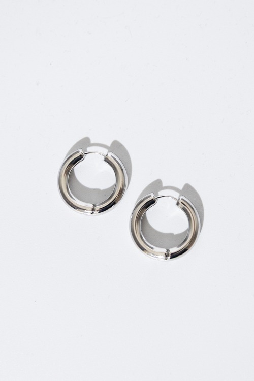Hope Huggie Hoops, Silver - 4K7A9845.jpg