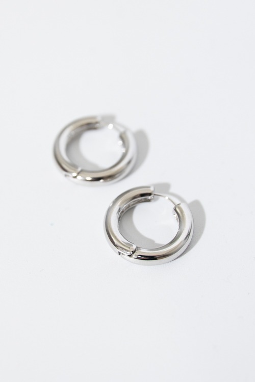 Hope Huggie Hoops, Silver
