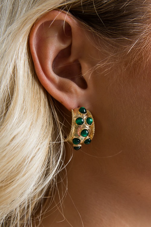 Dotted Bold Hoops, Green - 4K7A9944.jpg