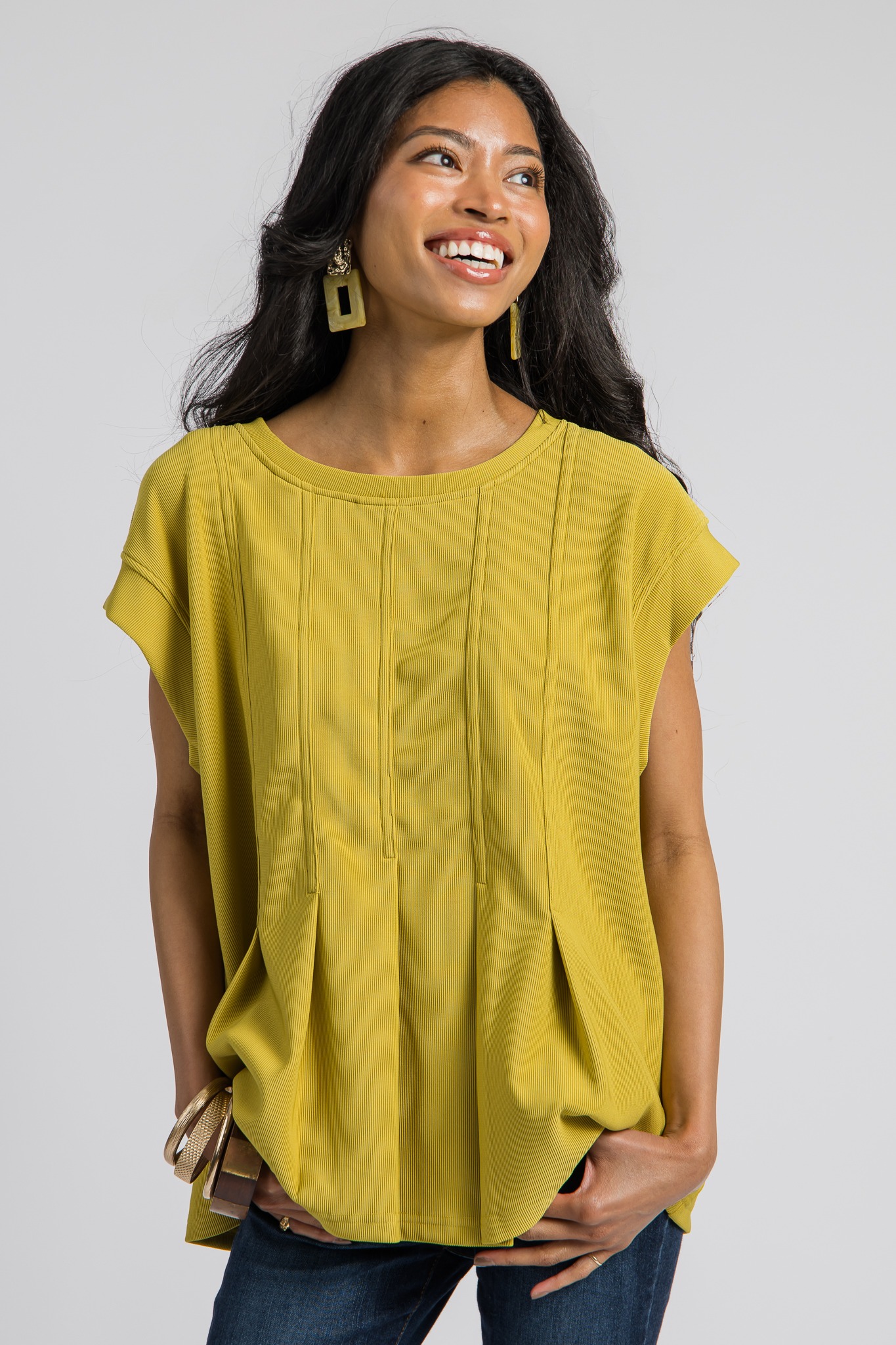 Pleat Detail Rib Top, Dijon - 4K7A9957p.jpg