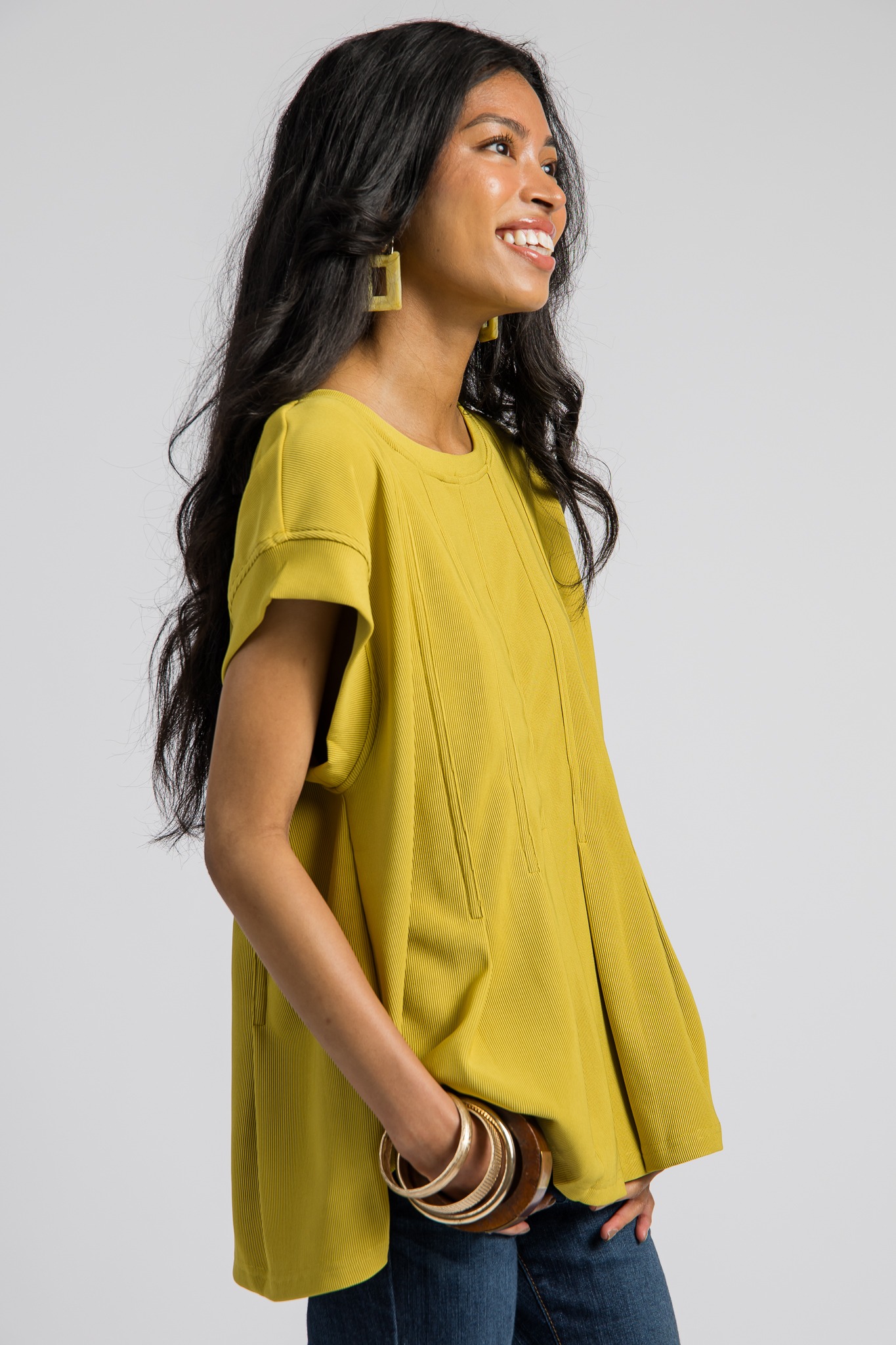 Pleat Detail Rib Top, Dijon - 4K7A9962.jpg