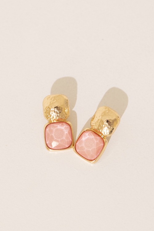 Gemma Stone Earring, Lt. Pink - 4K7A9979.jpg