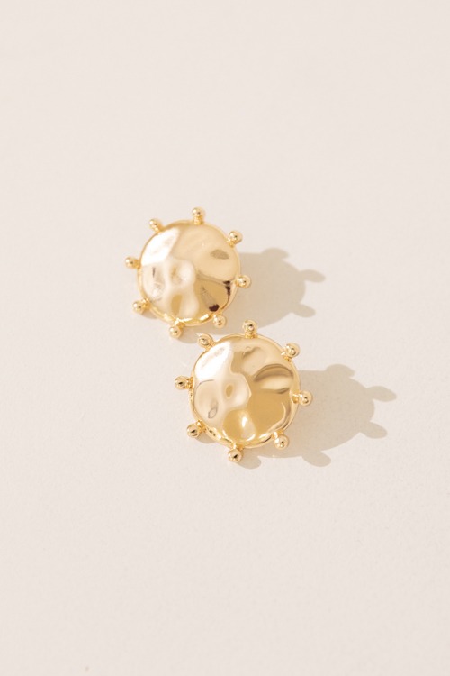 Dotted Wheel Earring, Gold - 4K7A9985.jpg