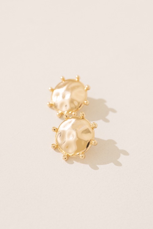 Dotted Wheel Earring, Gold - 4K7A9986.jpg