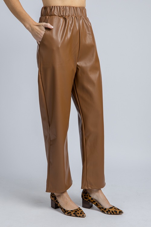 Ballard Leather Pant, Tan