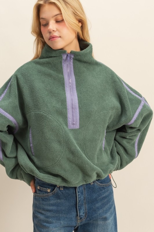 Two-Tone Soft Pullover, Pistachio - 705a2031-7301-4935-a939-ec3c14226f8b.jpg