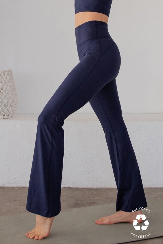Butter Flare Yoga Pants, Navy - 73f617b8-3aad-4c2c-ab75-caf3fe6cb895.jpg