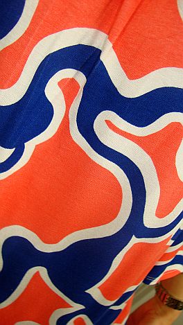 Squiggle Print Top