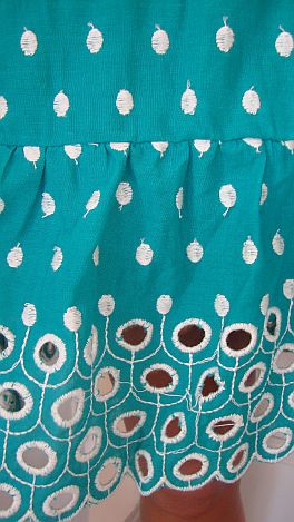 Jade White Dots Halter Dress